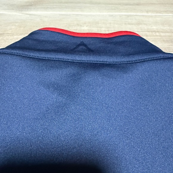 Antigua 2012 Cleveland Indians Quarter Zip  Mens Medium Navy Blue Chief Wahoo - Picture 8 of 11